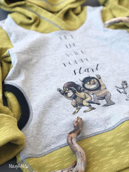 Monthly Group Preorder Wild Things Let the Wild Rumpus Start on Heather Grey