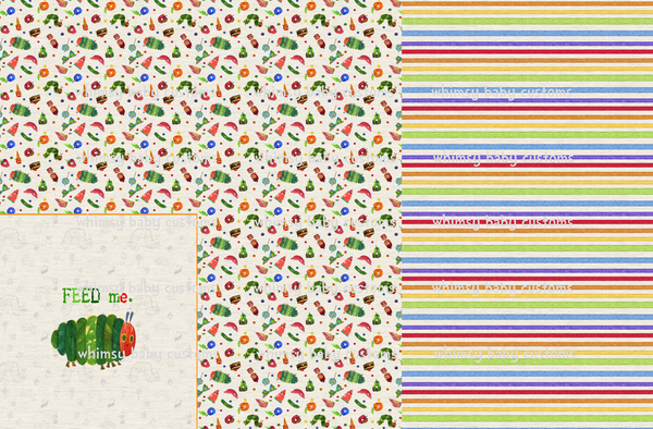 Monthly Group Preorder -  Hungry Caterpillar on Faux OATMEAL Rapport
