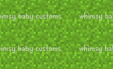 Monthly Group Preorder - Fabric Mine Pursuit Light Green Pixels