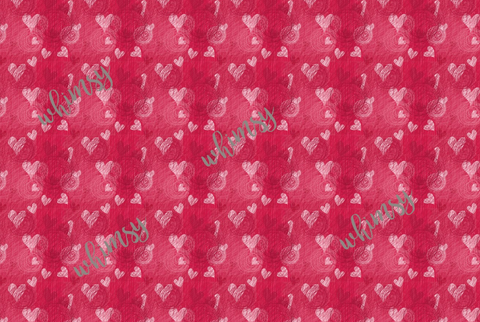 December 2023 Preorder - Valentine's Hearts and Swirls Fabric
