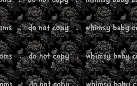 Monthly Group Preorder - Swiftie Dark Flowers Fabric