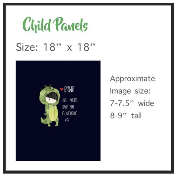 Child Panel Christmas MNT Watercolour Style Print