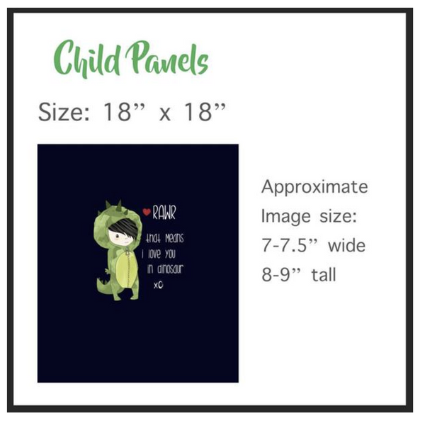 Monthly Group Preorder - Child Panel E & P Valentine Friends