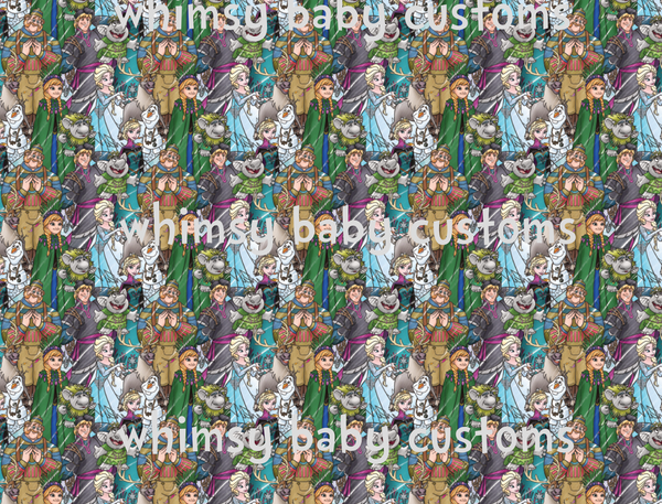 Fabric Cold Sisters Green