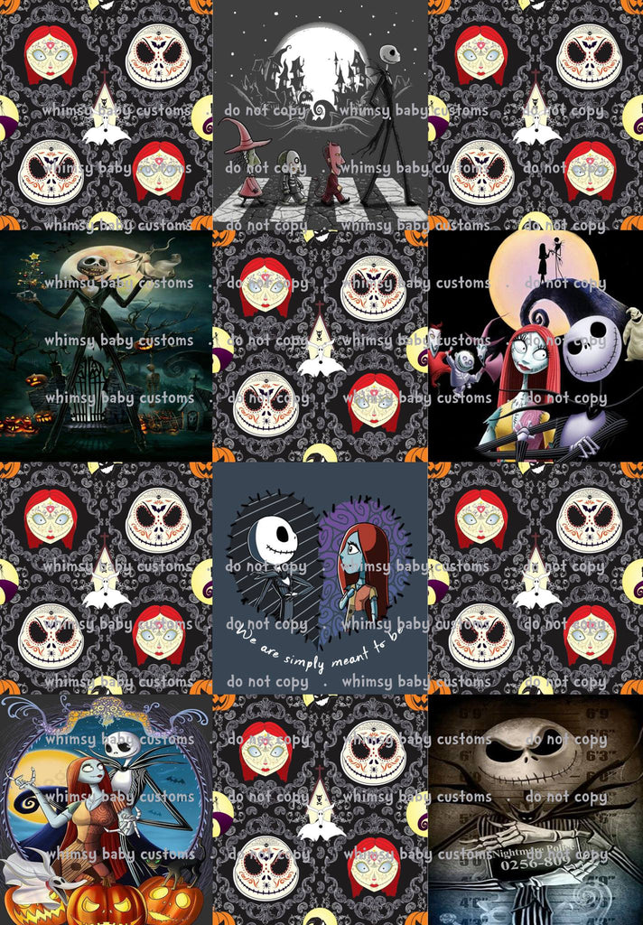 Lazy Quilt Nightmare Before Xmas FLUFF
