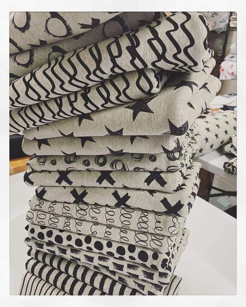 POT OF GOLD PREORDER: Concrete Coordinating Prints on HEATHER Grey