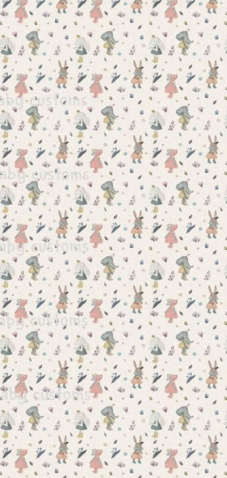 Fabric Whimsical Circus Bunny