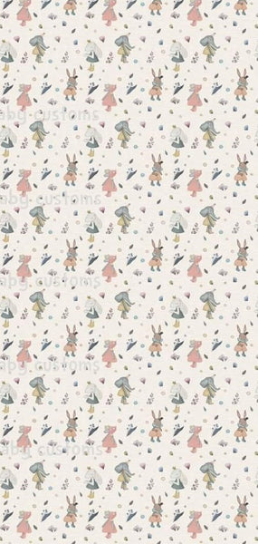 Fabric Whimsical Circus Bunny