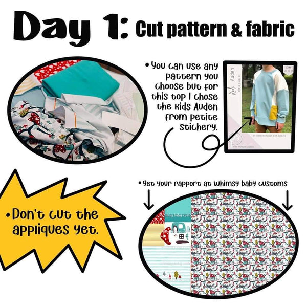 Lazy Applique Rapport and Tutorial Submarine
