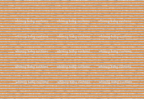 Fabric Heather Stripes Orange