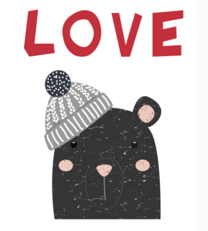 Valentine Love Bear Applique Tutorial Only