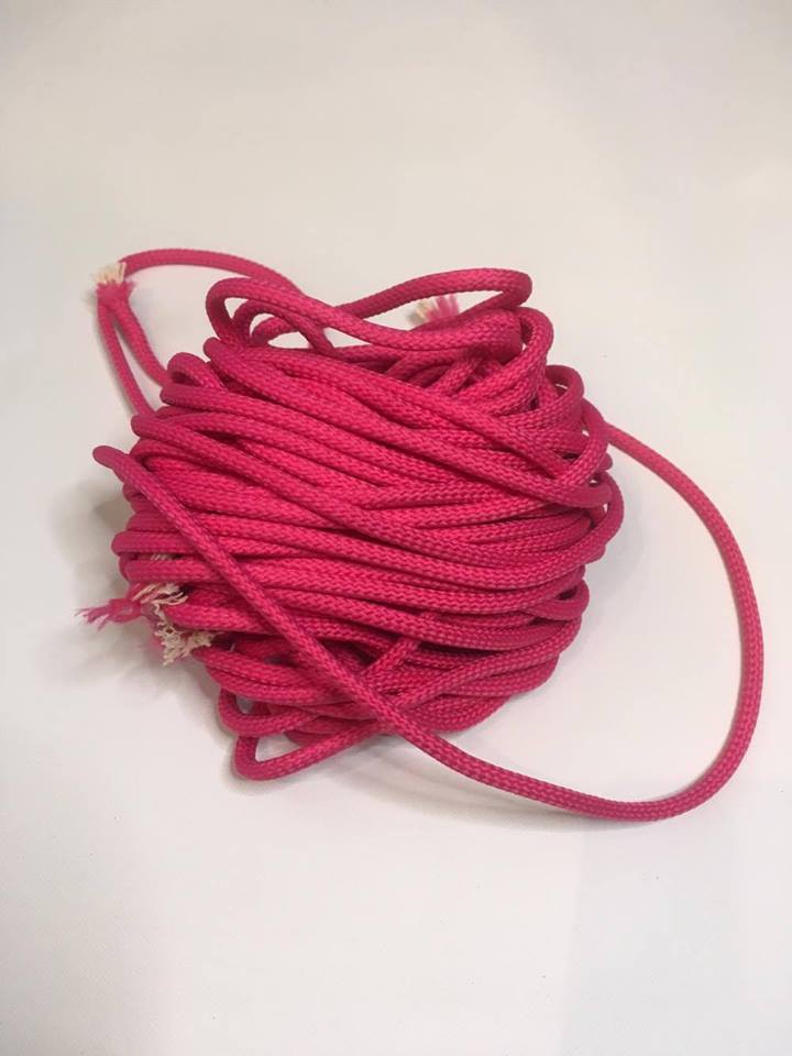 D004 Fuschia Pink Drawstring